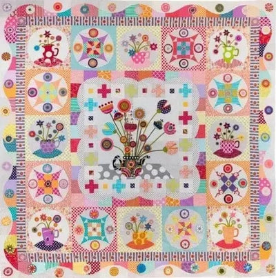 Image of Tea Party quilt.