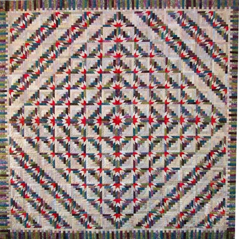 Timberline Log Cabin Quilt Kit IN HOUSE 