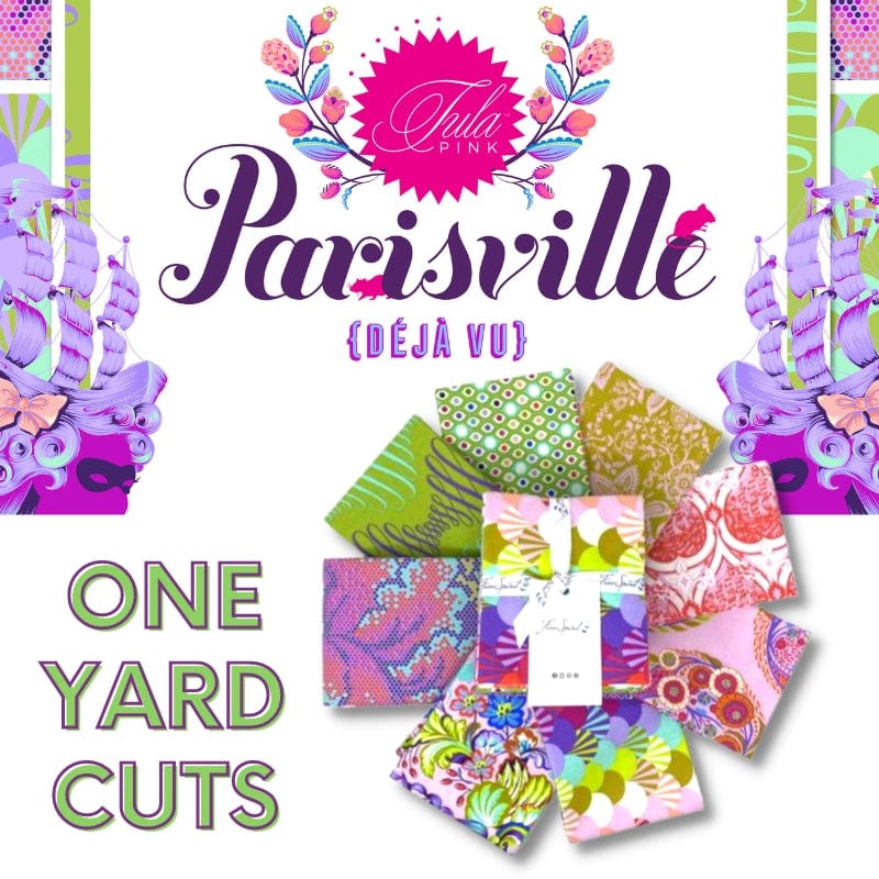 Tula Pink Parisville Deja Vu - 1 yard bundle IN HOUSE 