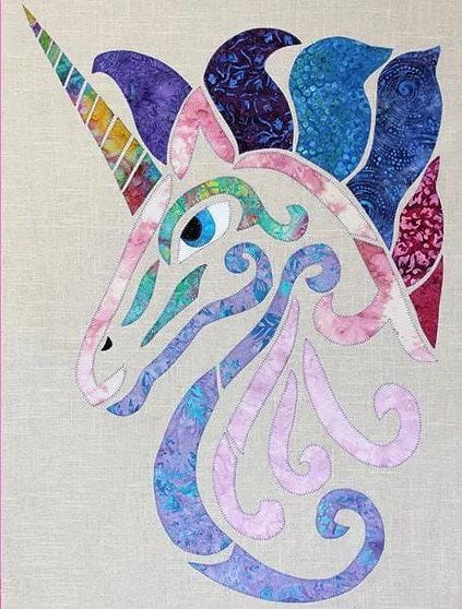 Una the Unicorn Laser Cut Fusible Applique Pack IN HOUSE 