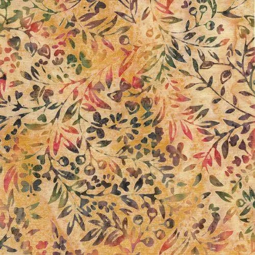 Autumn Wings - Mini Wildflowers - Light Dusk Island Batik, Inc. 