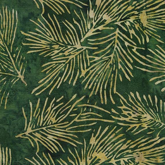 Evergreen & Pine - Pineneedles Spinach Island Batik, Inc. 