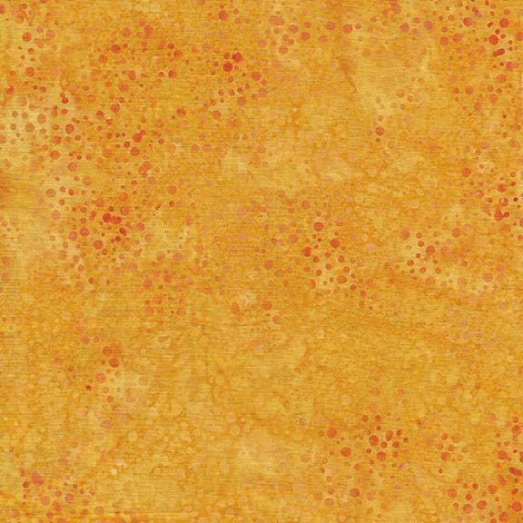 Island Batik - Dots Orange Pumpkin Island Batik, Inc. 