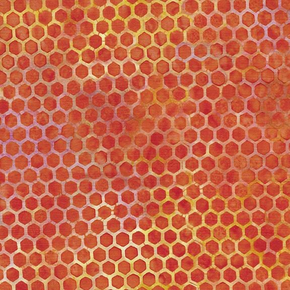 Island Batik - Honeycomb Orange Marmalade Island Batik, Inc. 
