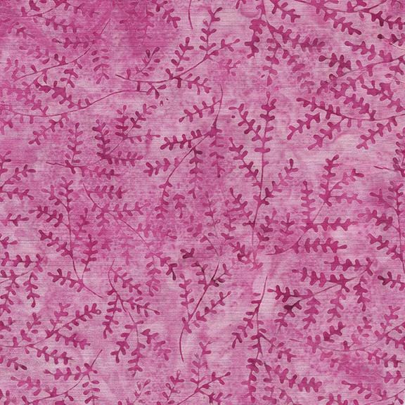 Island Batik - Sprig Pink Raspberry Island Batik, Inc. 
