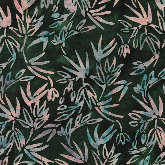 Island Batik - Tranquility - Bamboo Leaves Spinach Island Batik, Inc. 