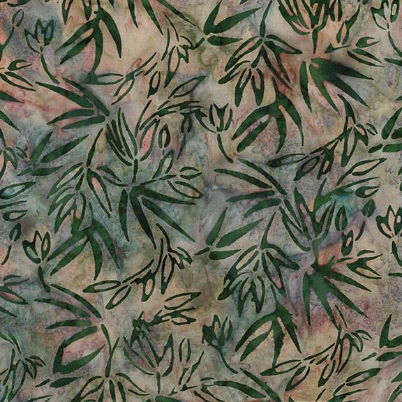 Island Batik - Tranquility - Bamboo Leaves Weeds Island Batik, Inc. 