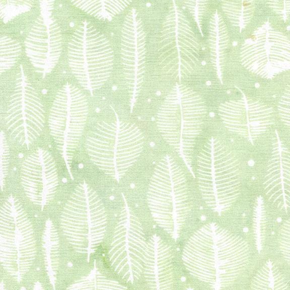 Island Batik - Wondrous - Leaves Mint Island Batik, Inc. 