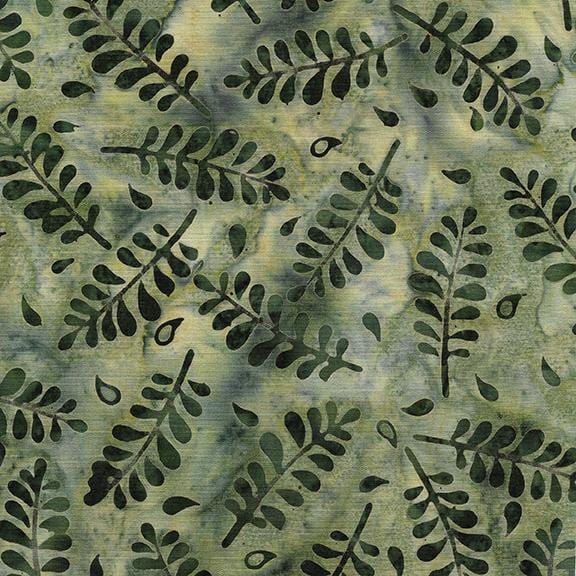 Island Batik - Wondrous - Small Leaves Grass Island Batik, Inc. 