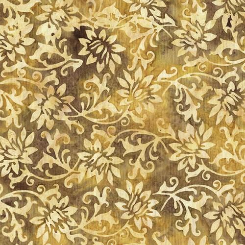 Kings Castle - Floral Brown Jute 122243065