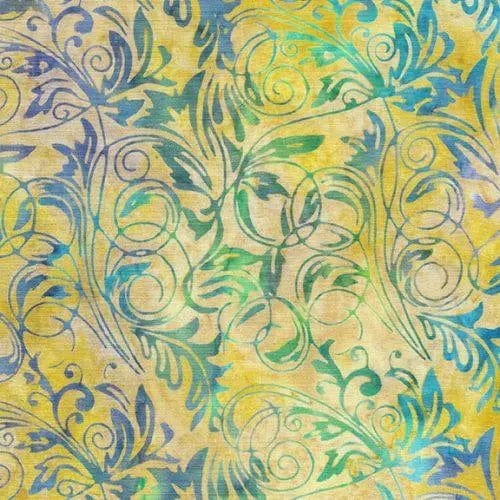 Lemon Grass - Leaf Tendrils - Sun Island Batik, Inc. 