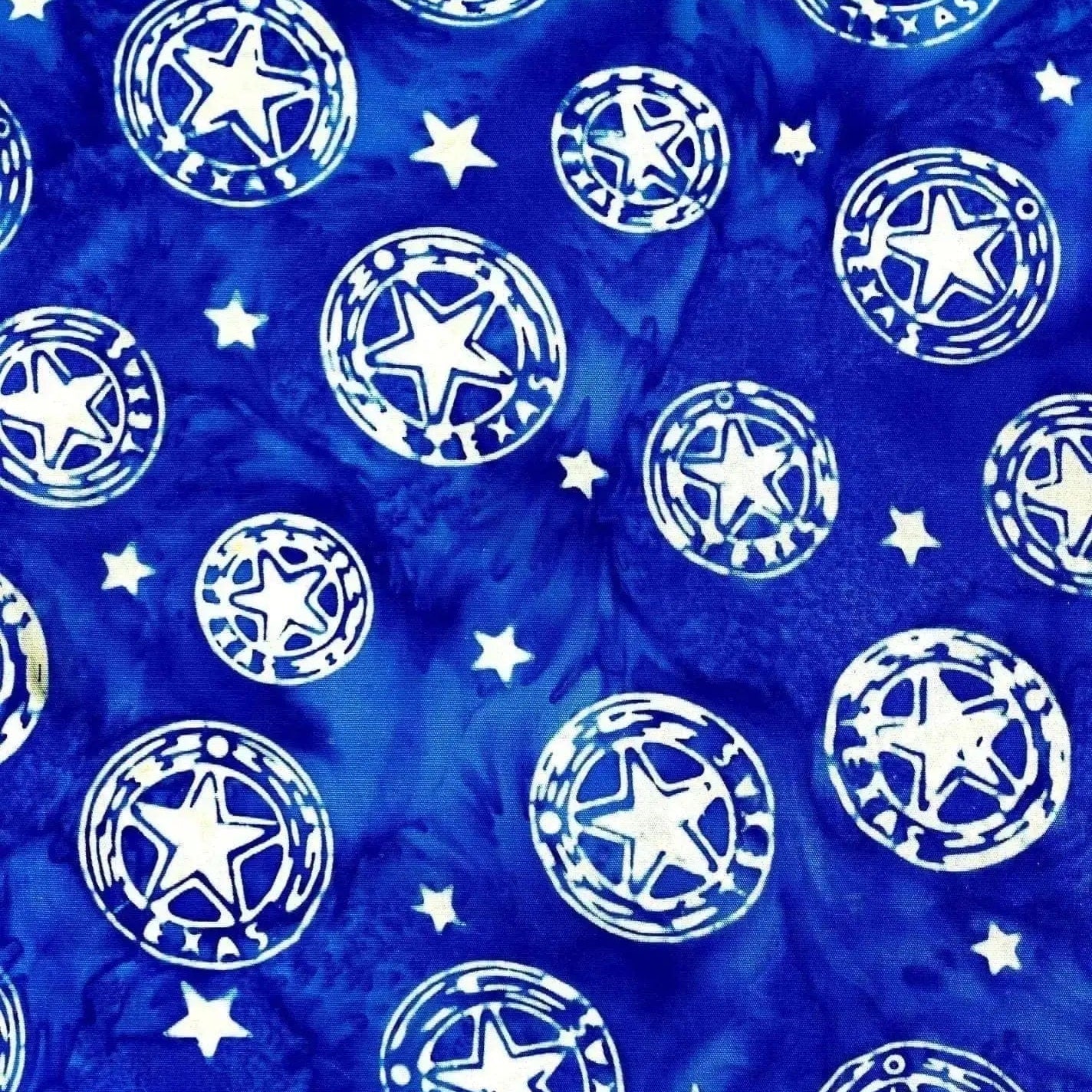 Texas Our Texas 2 - Badge Bluebird Island Batik, Inc. 