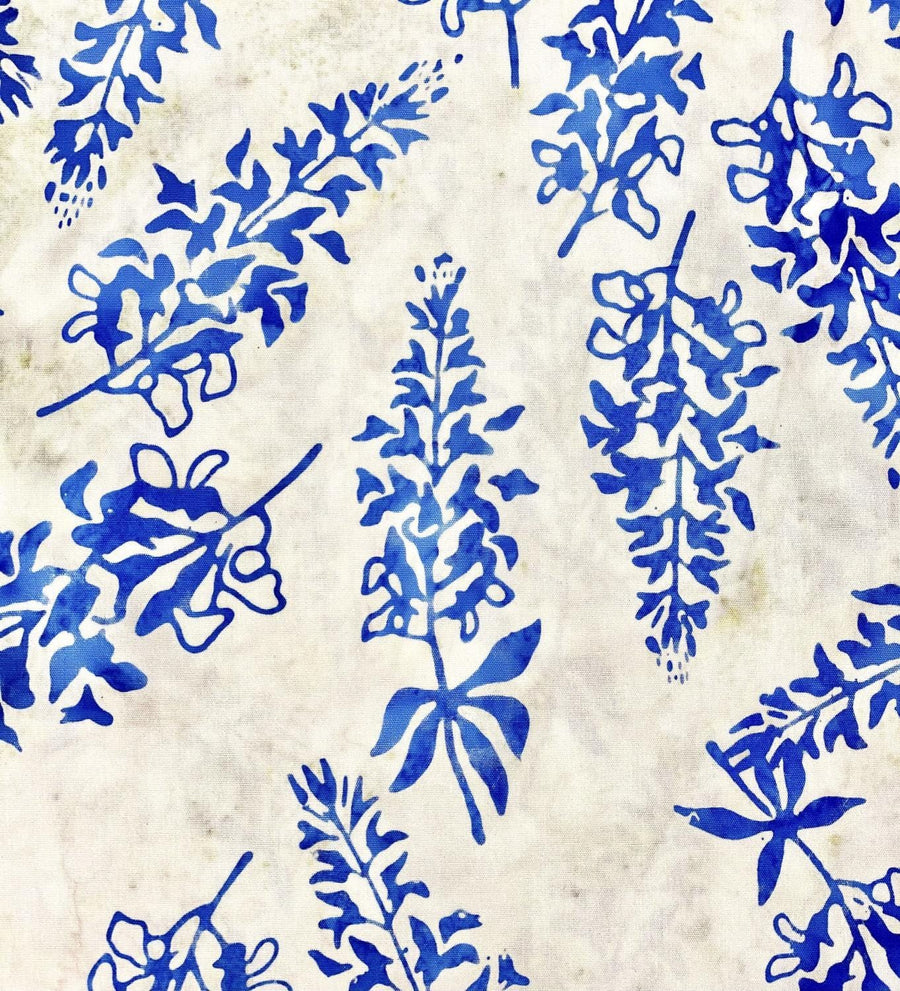 Texas Our Texas 2 - Bluebonnet Tossed Rice Island Batik, Inc. 