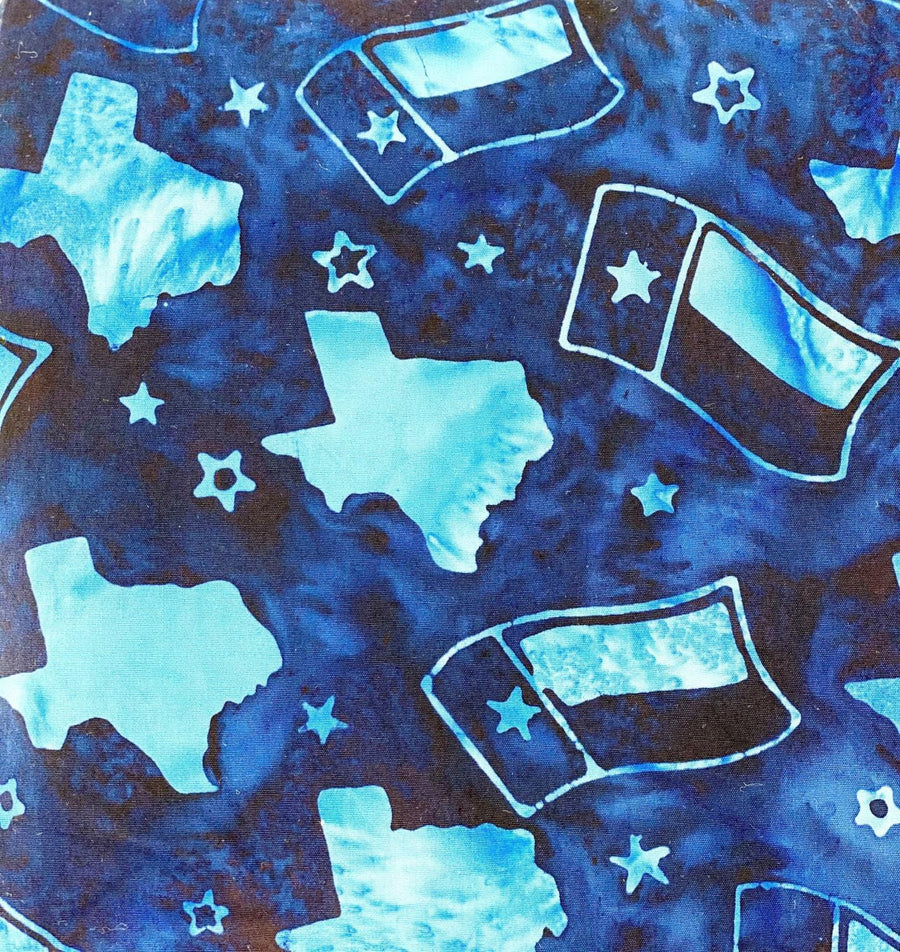 Texas Our Texas 2 - Texas State Flag Navy Island Batik, Inc. 