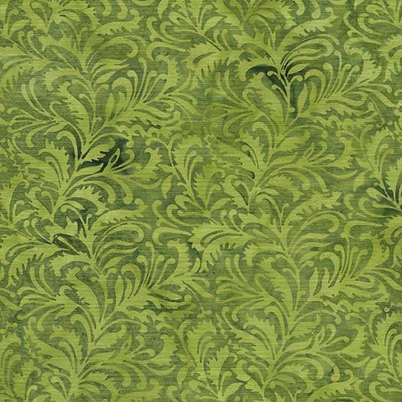Victorian - Vertical Vine Grass Island Batik, Inc. 