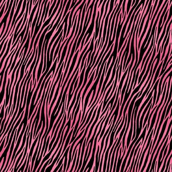Jewel Tones- Zebra - Pink Andover Fabrics/CIT 