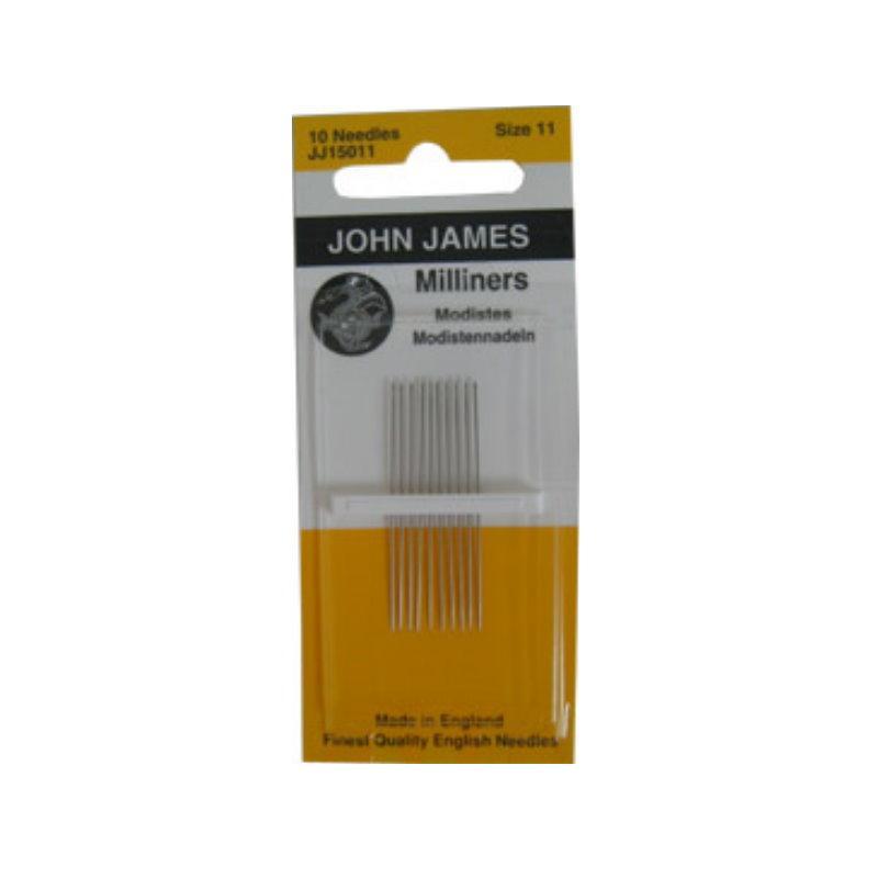 John James - Milliners Needles Size 11 10ct MODA/ United Notions 