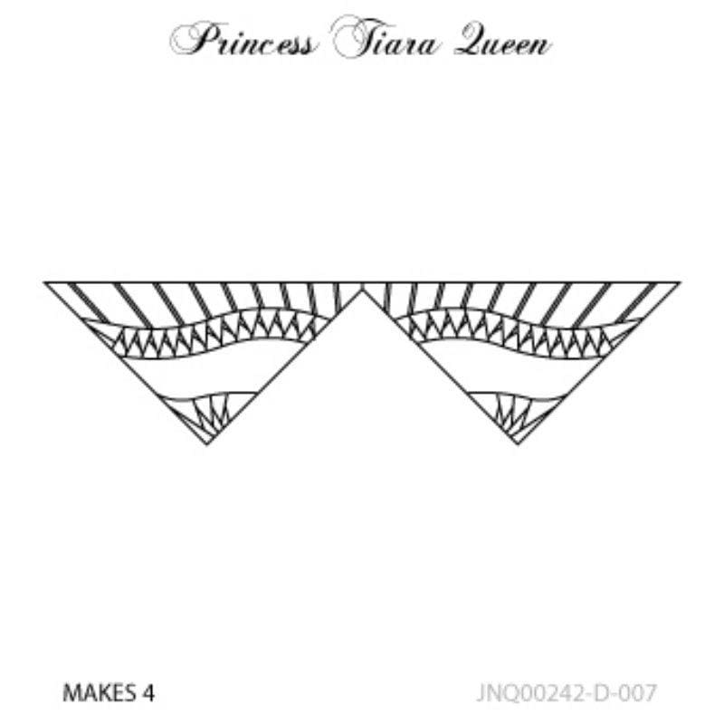 Judy Niemeyer - Princess Tiara Queen Expansion Border Pattern Papers Quiltworx Judy Niemeyer Quilting/Quiltworx 