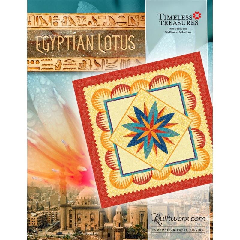 Egyptian Lotus Quiltworx Pattern Judy Niemeyer Quilting/Quiltworx 