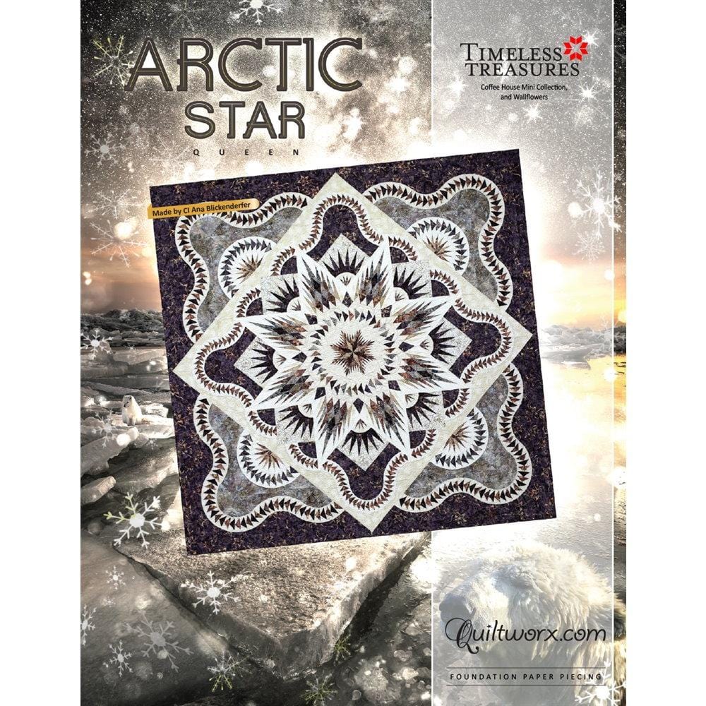 Judy Niemeyer Quiltworx - Arctic Star Queen Pattern JNQ00281P5-WS