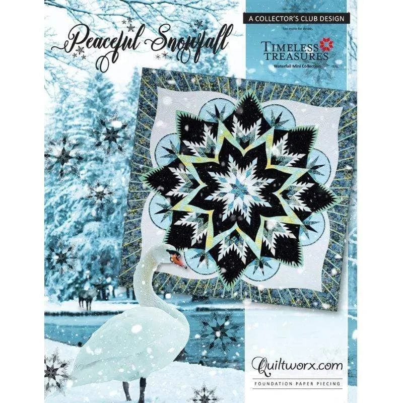 Judy Niemeyer Quiltworx - Peaceful Snowfall Quilt Pattern Judy Niemeyer Quilting/Quiltworx 