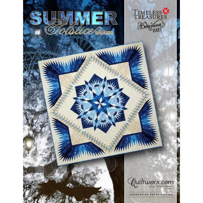 Judy Niemeyer Quiltworx - Summer Solstice Queen Quilt Pattern Judy Niemeyer Quilting/Quiltworx 