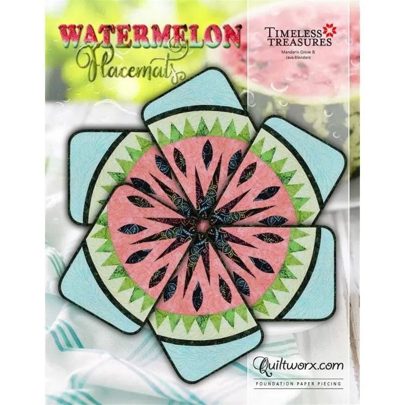 Judy Niemeyer Quiltworx - Watermelon Placemats Pattern Judy Niemeyer Quilting/Quiltworx 