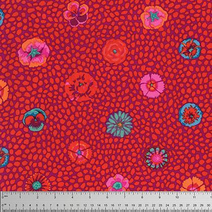 Kaffe Fassett Clasics- Guinea Flower - Red FreeSpirit Fabrics 