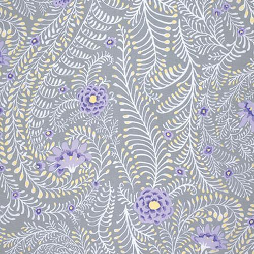 Kaffe Fassett Stash - Ferns - Grey FreeSpirit Fabrics 