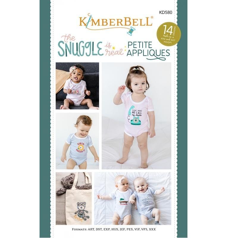 Kimberbell - The Snuggle Is Real -  Petite Applique CD Kimberbell Designs 