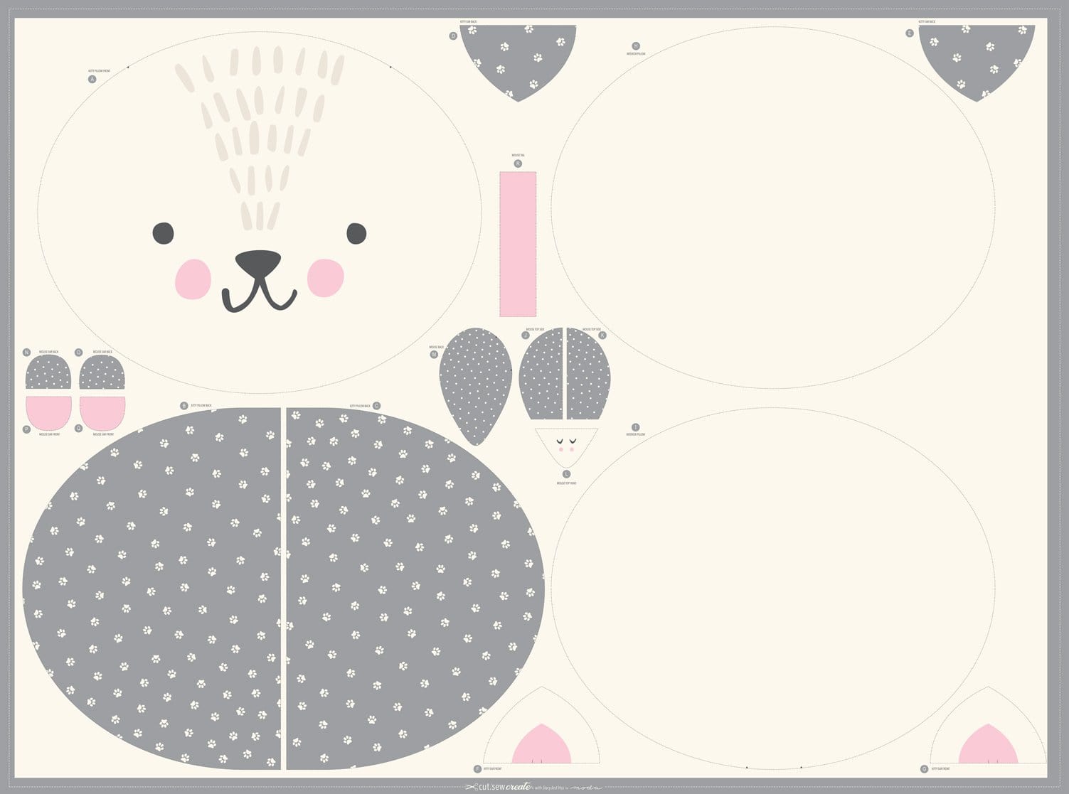 Kitty Bed Toy Panel United Notions 