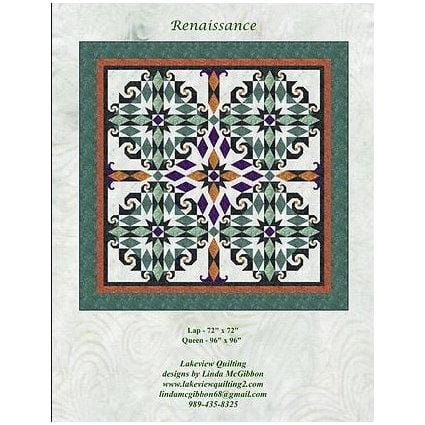 Lakeview Quilting - Renaissance Quilt Pattern LAKEVIEW QUILTING 