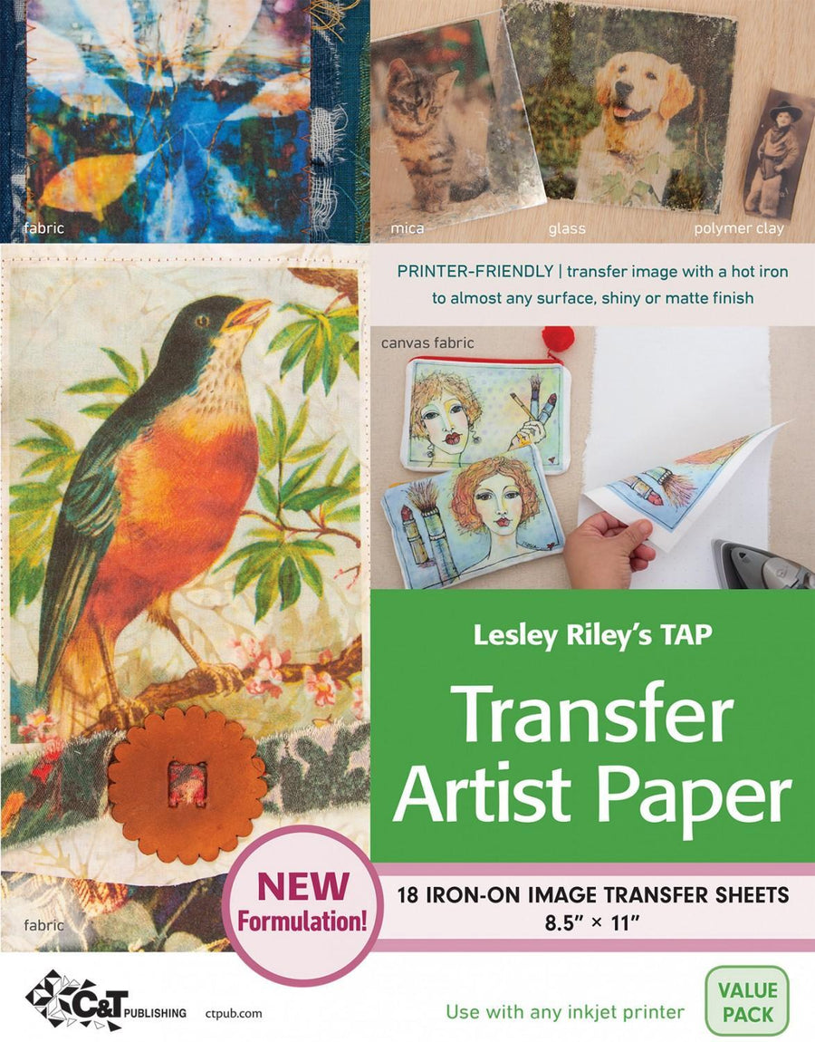 Lesley Riley's TAP Transfer Artist Paper 18 pk Checker Distributors 