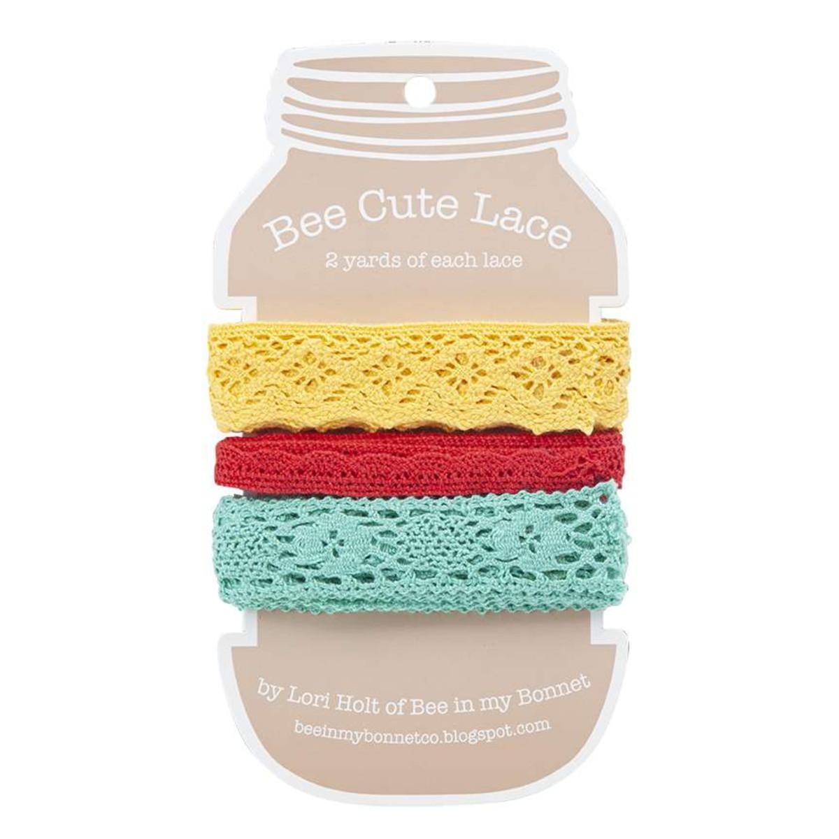 Lori Holt Bee Cute Lace Card Color Assortment 2 Riley Blake 