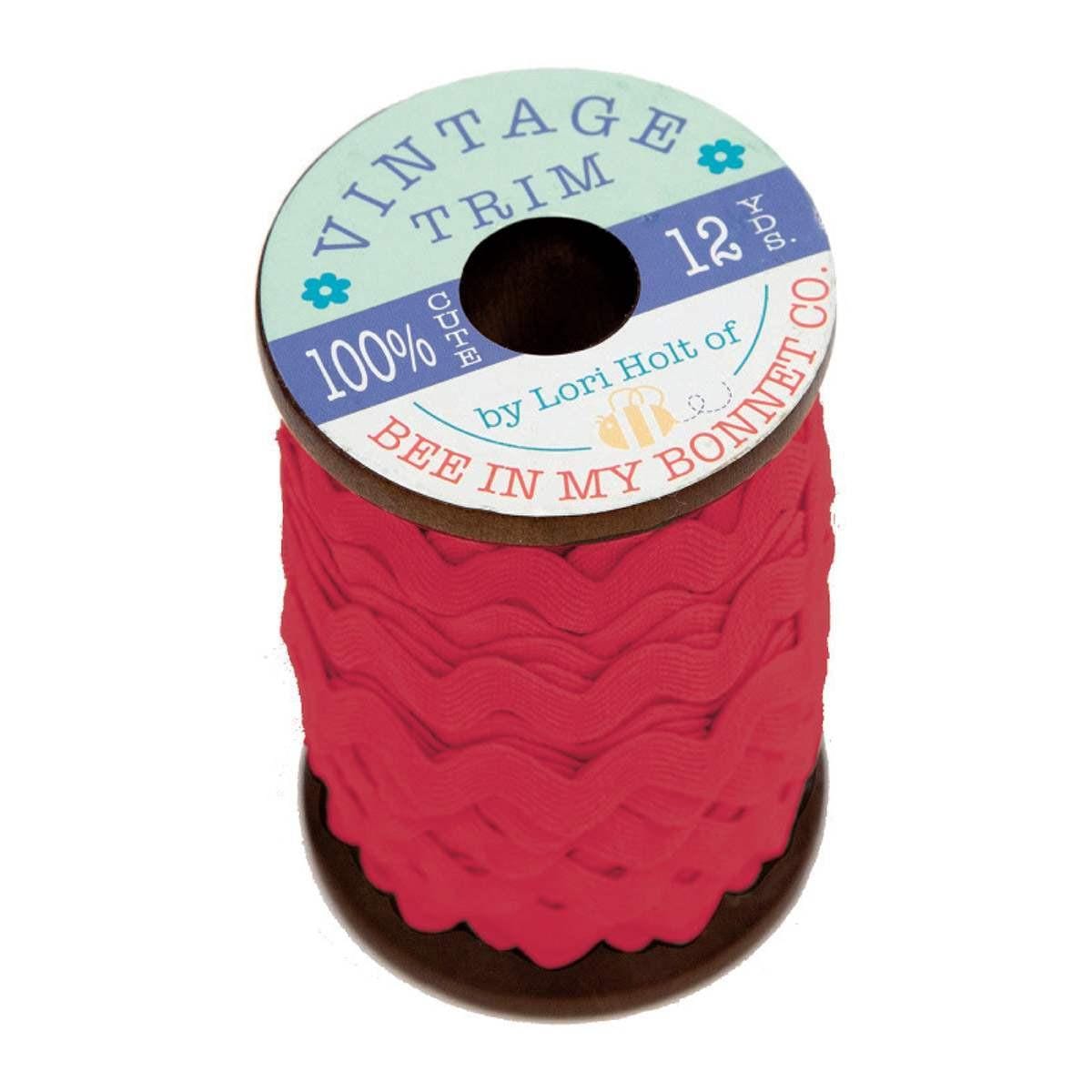 8" Jazzberry Jam on 12 yd Wood Spool Riley Blake 