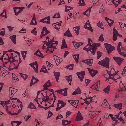 Mandala Magic - Triangles - Mauve Island Batik, Inc. 