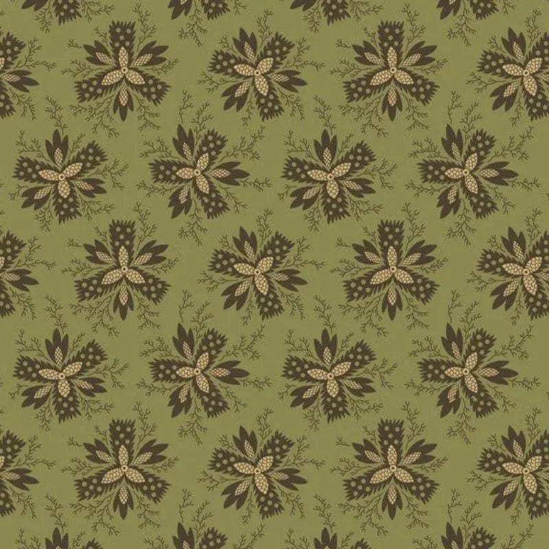 A Return to Elegance - Spinning Flower Lt Green Marcus Fabrics /NOT CIT 