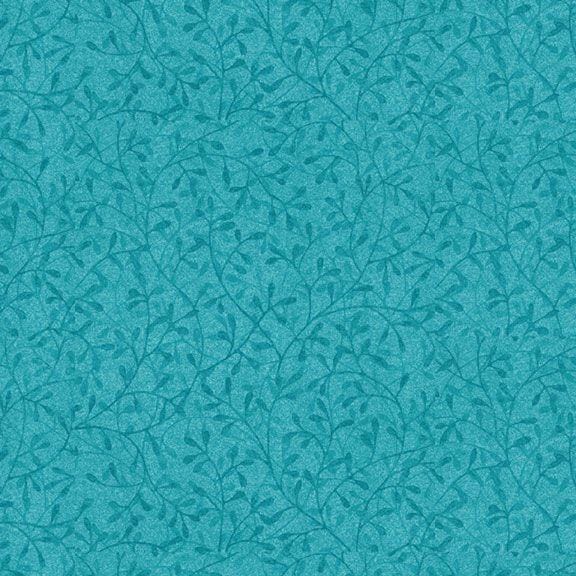 Marcus Fabrics - Greenhouse Garden -  Groundcover Sea Blue Marcus Fabrics /NOT CIT 