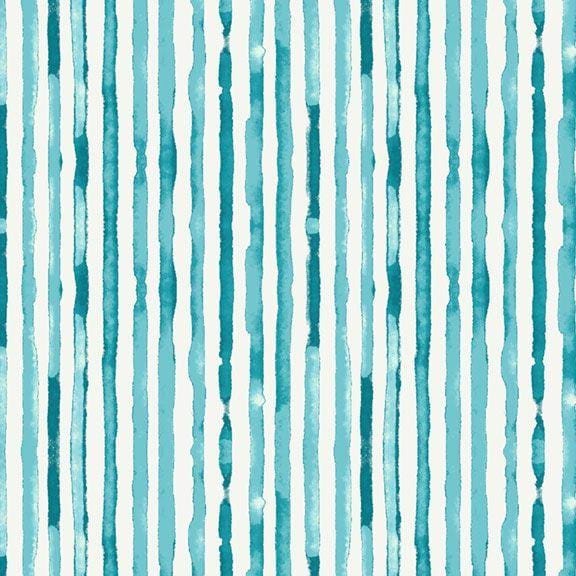 Marcus Fabrics - Greenhouse Garden - Rows Blue Marcus Fabrics /NOT CIT 