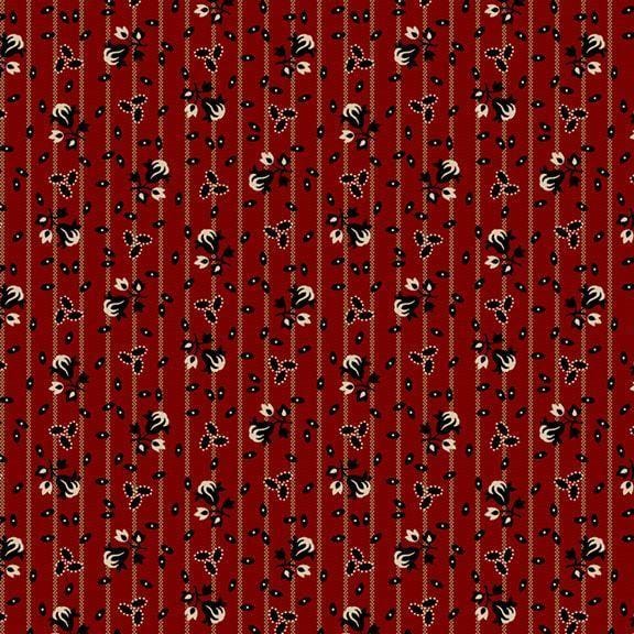 Marcus Fabrics - Westmoreland - Quamby Red Marcus Fabrics /NOT CIT 