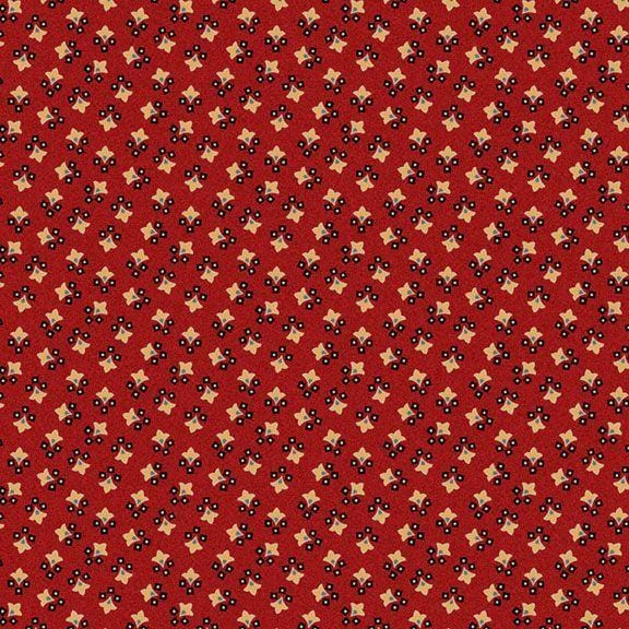 Marcus Fabrics - Westmoreland - Little Hampton Red Marcus Fabrics /NOT CIT 