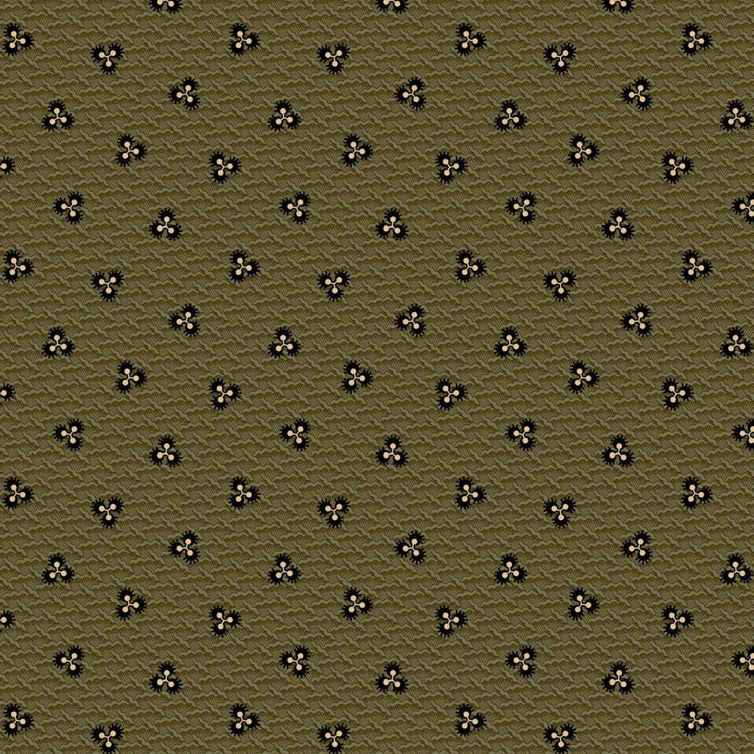 Prairie Dry Goods - Waves Medium Green Marcus Fabrics /NOT CIT 