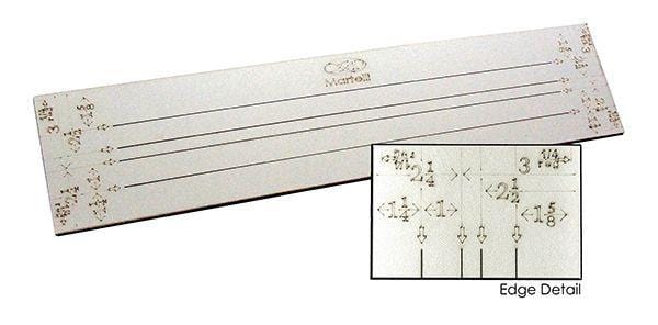 Martelli - 24in Ruler with Slots Martelli Enterprises 