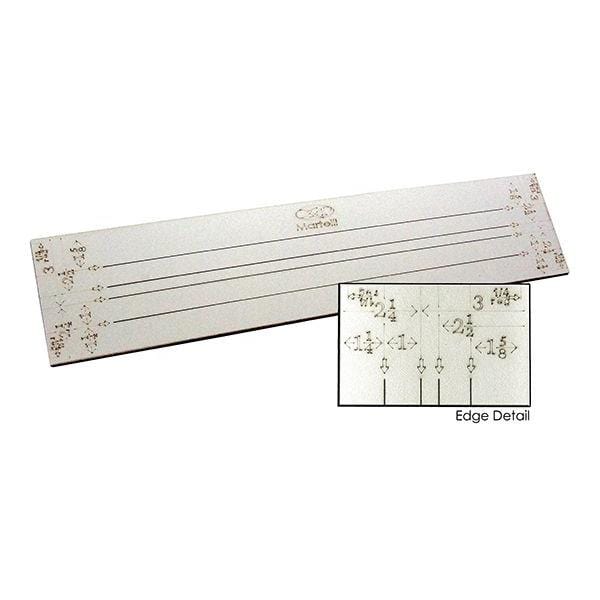 Martelli - 24in Ruler with Slots Martelli Enterprises 