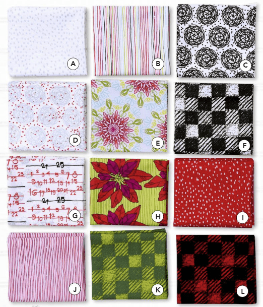 Merry and Mod - Fat Quarter Bundle Windham Fabrics 