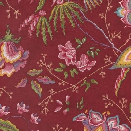 Florences Fancy - Fanciful Florals Red 3166021