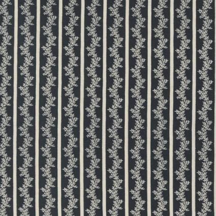 Florences Fancy - Trellis Vine Stripes Black 3166513