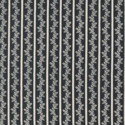 Florences Fancy - Trellis Vine Stripes Black 3166513