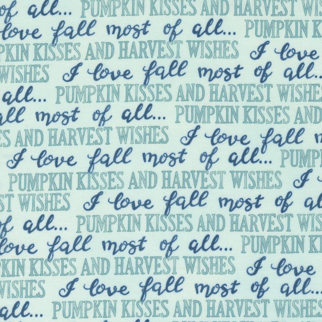Harvest Wishes - I Love Fall Aqua 56062-13