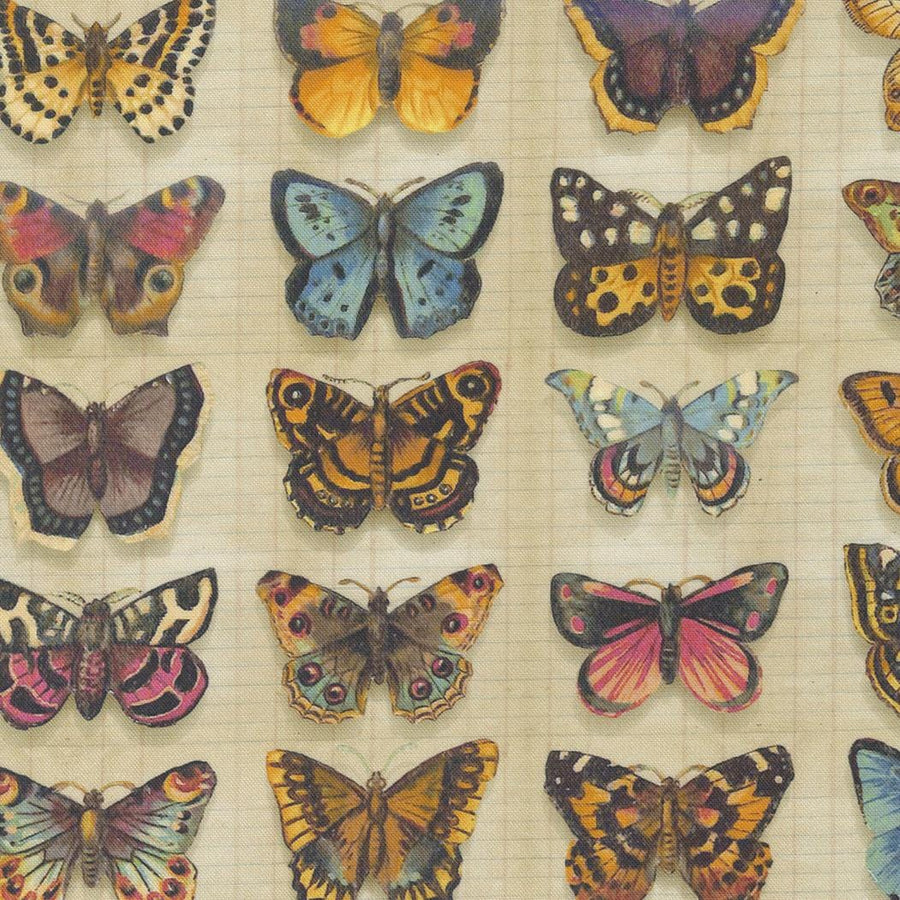 Junk Journal - Butterflies Ephemera Parchment MODA/ United Notions 
